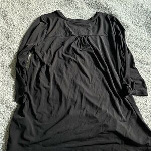 Black 3/4 sleeve blouse